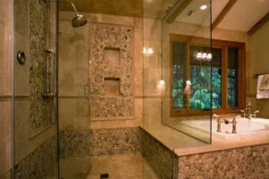 Framless Shower Door and Glass Wall | Menlo Atherton Glass